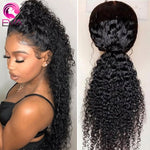 Load image into Gallery viewer, 360 Lace Pre Plucked Brazilian Remy Curly Human Hair Lace Frontal Wig
