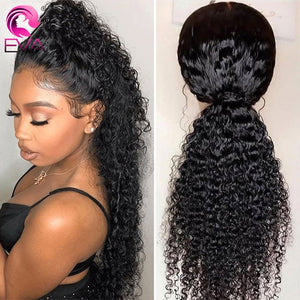 360 Lace Pre Plucked Brazilian Remy Curly Human Hair Lace Frontal Wig