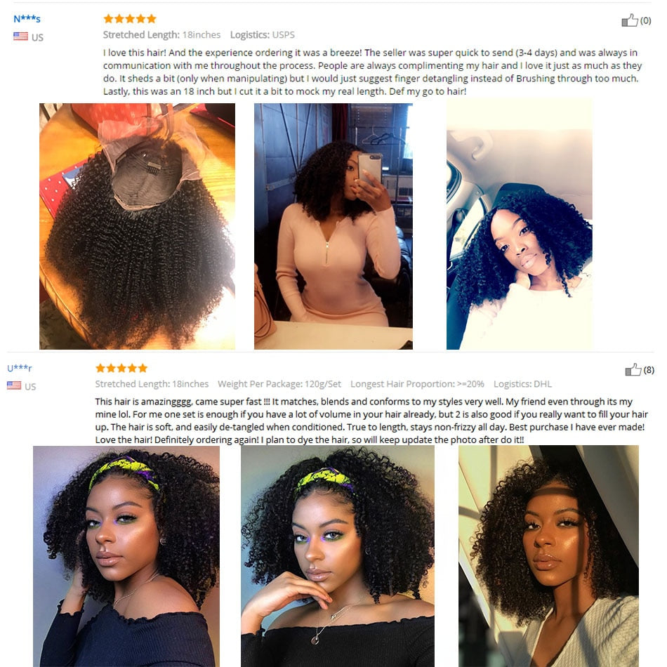 Virgo Kinky Curly Wig For Black Women Lace Frontal Human Hair Wigs Pre Plucked With Baby Hair Lace Wig 150% Density Remy