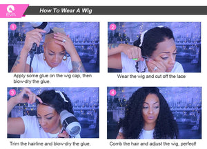 360 Lace Pre Plucked Brazilian Remy Curly Human Hair Lace Frontal Wig