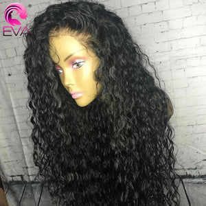 Eva Curly 13x6 Lace Front Human Hair Wigs Ombre 370 Lace Frontal Wigs Pre Plucked With Baby Hair Fake Scalp Wig Brazilian Remy