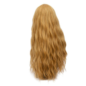 Cosplay Natural Heat Resistant Synthetic 70CM Long Pink Wavy Wigs (29 Colors)