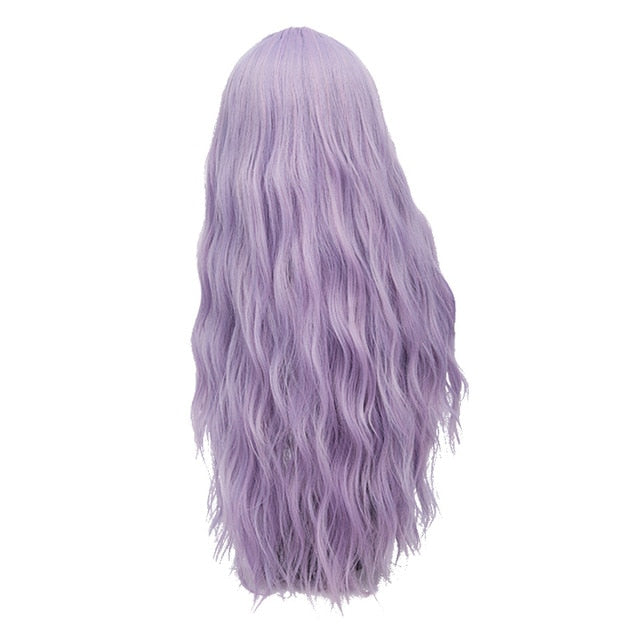 Cosplay Natural Heat Resistant Synthetic 70CM Long Pink Wavy Wigs (29 Colors)