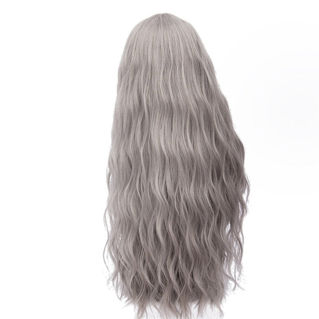 Cosplay Natural Heat Resistant Synthetic 70CM Long Pink Wavy Wigs (29 Colors)
