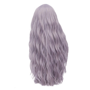 Cosplay Natural Heat Resistant Synthetic 70CM Long Pink Wavy Wigs (29 Colors)