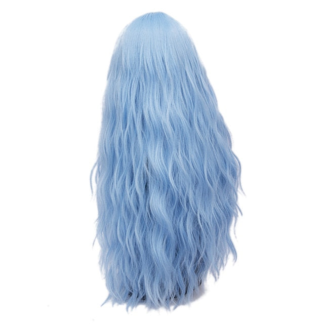 Cosplay Natural Heat Resistant Synthetic 70CM Long Pink Wavy Wigs (29 Colors)