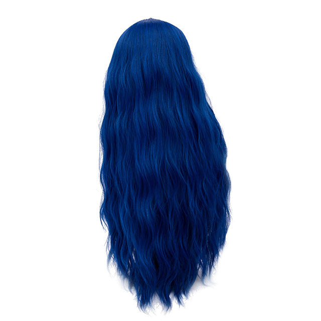 Cosplay Natural Heat Resistant Synthetic 70CM Long Pink Wavy Wigs (29 Colors)