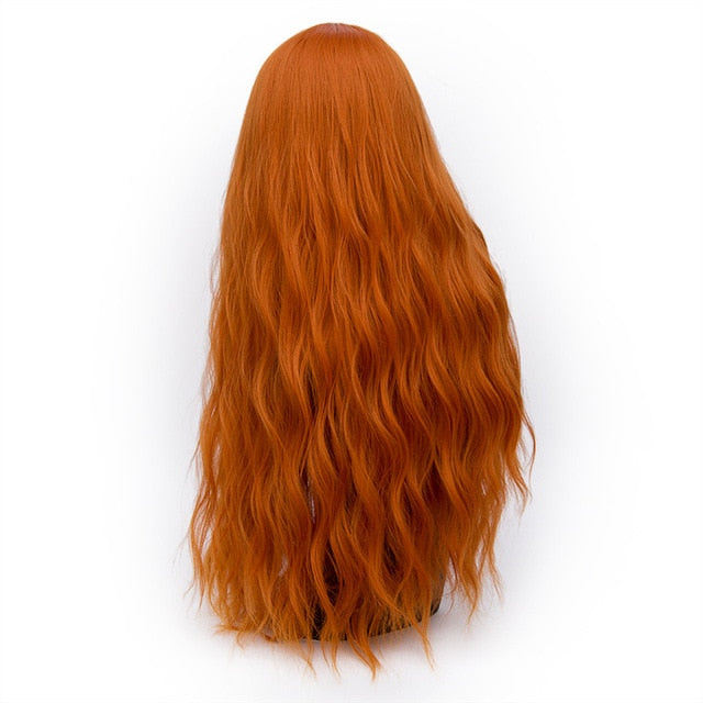 Cosplay Natural Heat Resistant Synthetic 70CM Long Pink Wavy Wigs (29 Colors)