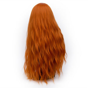 Cosplay Natural Heat Resistant Synthetic 70CM Long Pink Wavy Wigs (29 Colors)