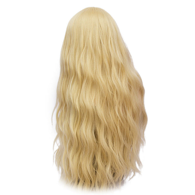 Cosplay Natural Heat Resistant Synthetic 70CM Long Pink Wavy Wigs (29 Colors)