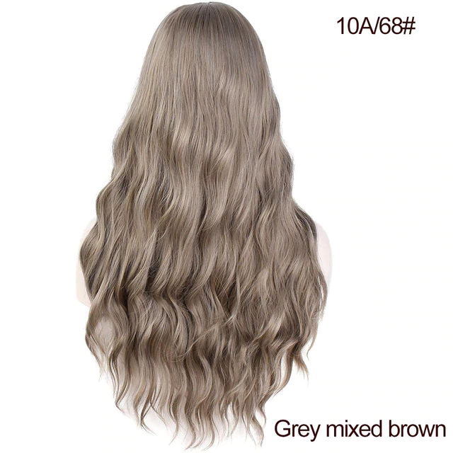 Long Water Wave Heat Resistant Synthetic Wigs
