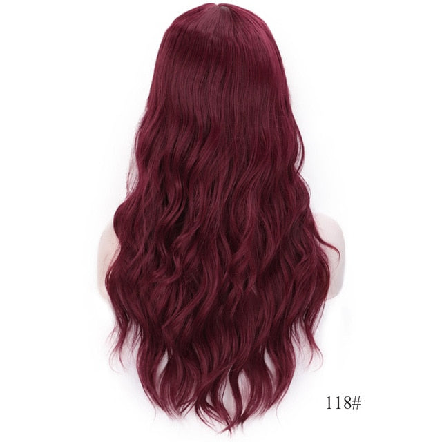 Long Water Wave Heat Resistant Synthetic Wigs