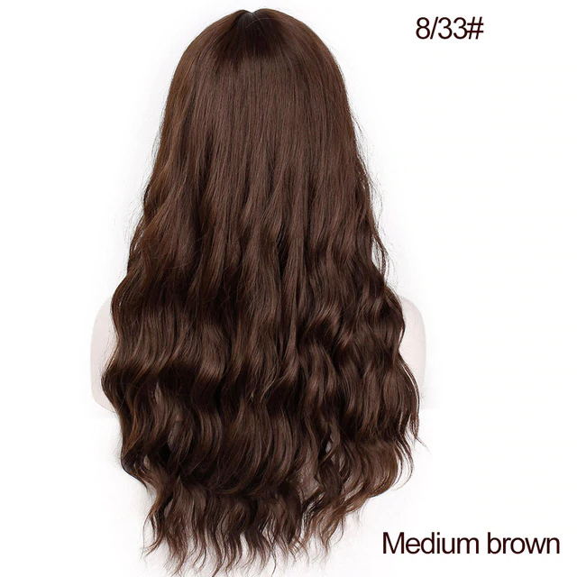 Long Water Wave Heat Resistant Synthetic Wigs