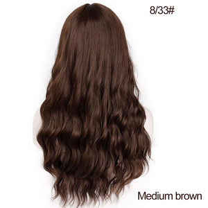 Long Water Wave Heat Resistant Synthetic Wigs