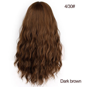 Long Water Wave Heat Resistant Synthetic Wigs