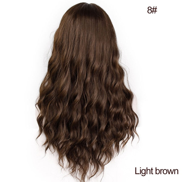Long Water Wave Heat Resistant Synthetic Wigs