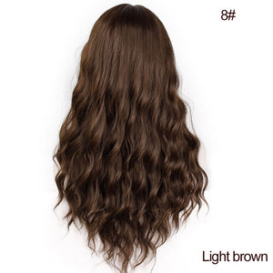 Long Water Wave Heat Resistant Synthetic Wigs