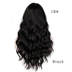 Long Water Wave Heat Resistant Synthetic Wigs