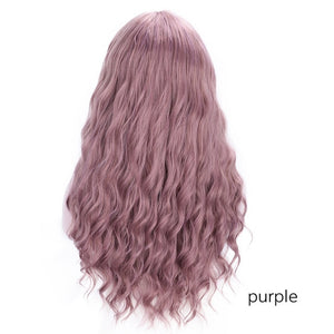 Long Water Wave Heat Resistant Synthetic Wigs
