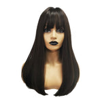 Load image into Gallery viewer, Long Ombre Brown Straight Synthetic Hair Cosplay Fiber Wig
