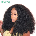Load image into Gallery viewer, Virgo Kinky Curly Wig For Black Women Lace Frontal Human Hair Wigs Pre Plucked With Baby Hair Lace Wig 150% Density Remy
