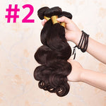 Load image into Gallery viewer, Brazilian Body Wavy Hair 100% Human Hair Non Remy Hair Extensions(3 and 4 Bundles)
