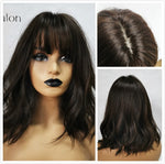 Load image into Gallery viewer, Long Straight Layered Hairstyle Synthetic Wig for Black Women
