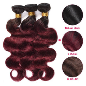 Malaysian Body Wave Human Hair Weave Non-Remy Hair Extensions (1/3/4 Bundles)
