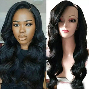 SimBeauty Glueless Body Wave U Part Wigs 100% Human Hair 100% Unprocessed Brazilian Remy Hair Left Side Part Wig For Black Women