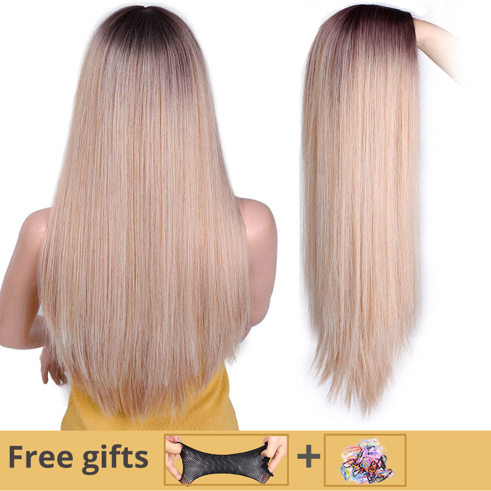 Long Straight Synthetic Wigs