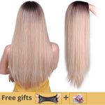 Load image into Gallery viewer, Long Straight Synthetic Wigs
