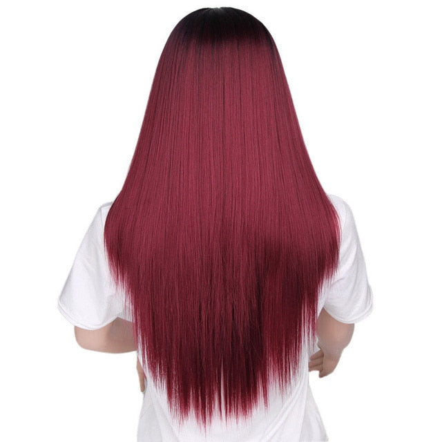 Long Straight Synthetic Wigs
