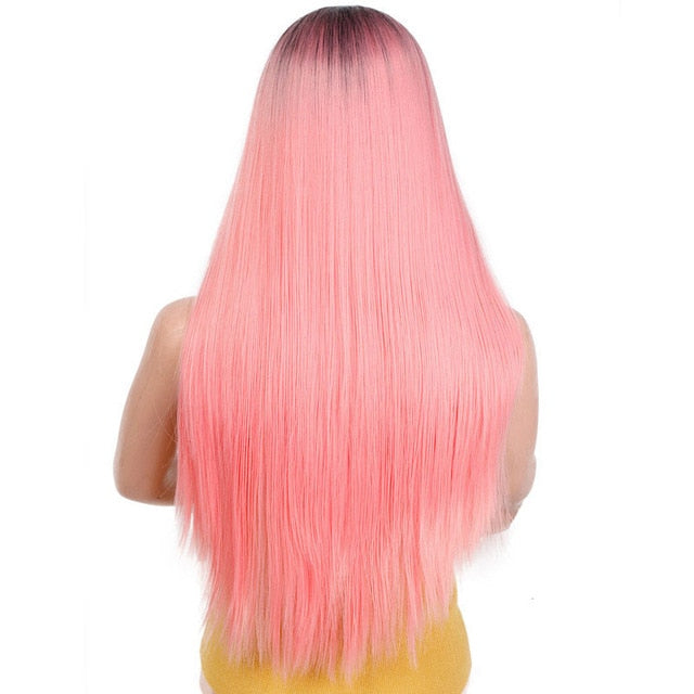 Long Straight Synthetic Wigs